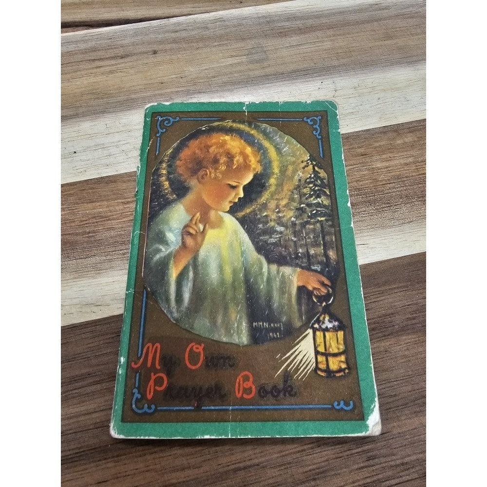 Vintage Miniature My Own Prayer Book With Color Illustrations